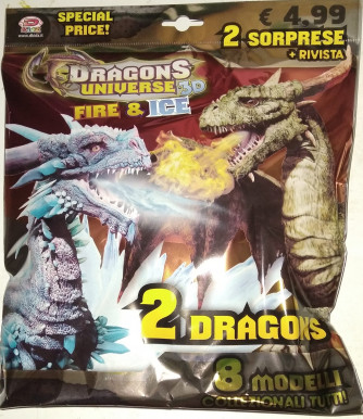 Busta Dragons universe 3D FIRE & ICE