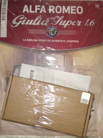 Costruisci La Leggendaria Alfa Romeo Giulia Super 1.6 - 56 Uscita - settimanale- 27/03/2024