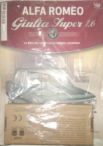 Costruisci La Leggendaria Alfa Romeo Giulia Super 1.6 - 58 Uscita - settimanale- 10/04/2024