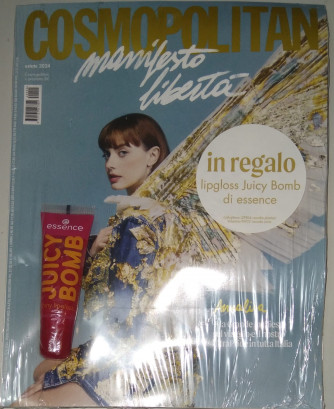 Cosmopolitan pocket - n. 9 - bimestrale - estate 2024 +  lipgloss