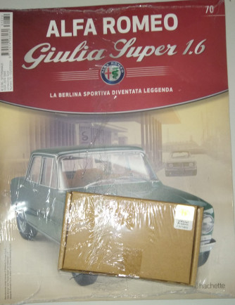 Costruisci La Leggendaria Alfa Romeo Giulia Super 1.6 - 70 Uscita - settimanale- 03/07/2024