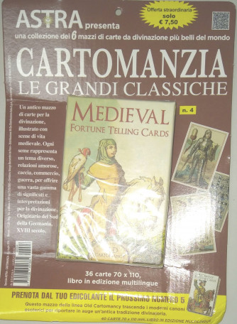 Mazzo Carte Medieval Fortune Telling - colana Cartomanzia By Astra Magazine