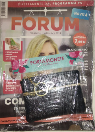 Forum Magazine n. 1 Settembre 2024 + Portamonete con chiavi