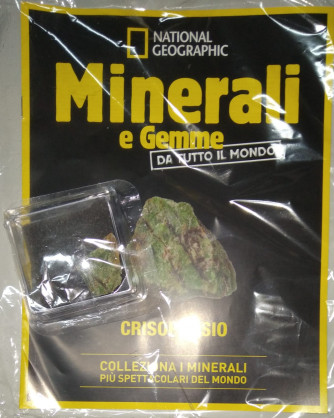 Minerali e Gemme da tutto il mondo - Crisoprasio -  n. 138 - settimanale -11/10/2024