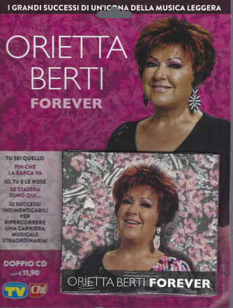 Cd Sorrisi super - n. 5 - Orietta Berti forever - settimanale - 1 giugno 2022 - doppio cd
