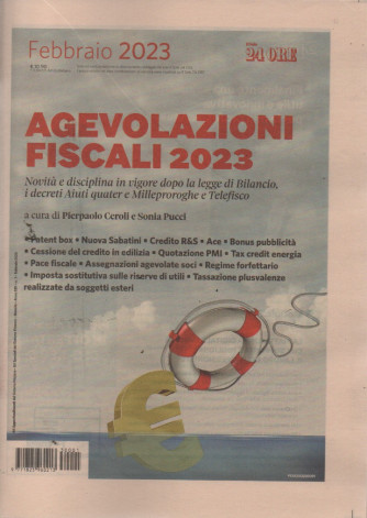 Agevolazioni fiscali 2023 - n. 1 - febbraio 2023 - mensile