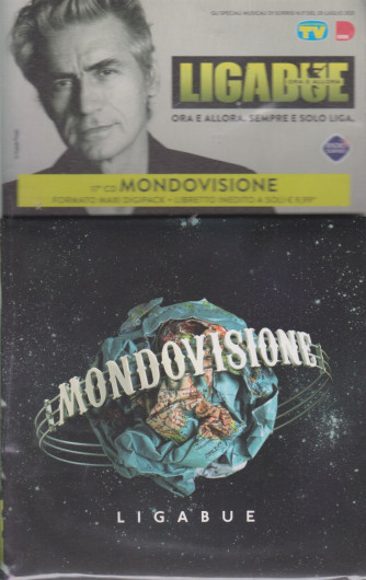 Cd Sorrisi Collezione 2 - n. 30- Ligabue  -17° cd - Mondovisione - agosto 2021  - settimanale - formato maxi digipack + libretto inedto
