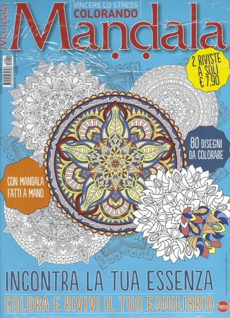 Color relax speciale mandala - n. 2 - bimestrale - luglio - agosto 2022 - 2 riviste