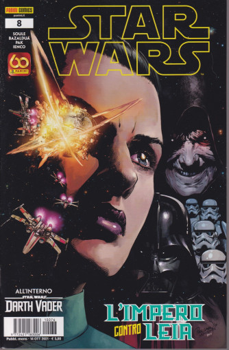 Star Wars - L'impero contro Leia- n. 8 - mensile -14 ottobre 2021