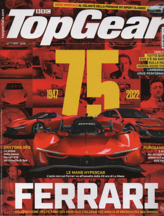 Bbc Top Gear - n. 177 -ottobre    2022  - mensile