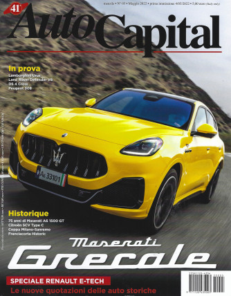 Auto Capital - n. 5  -  mensile -maggio   2022