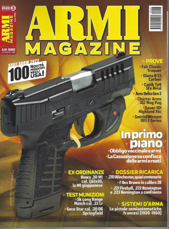 Armi magazine - n. 3  - marzo  2022 - mensile