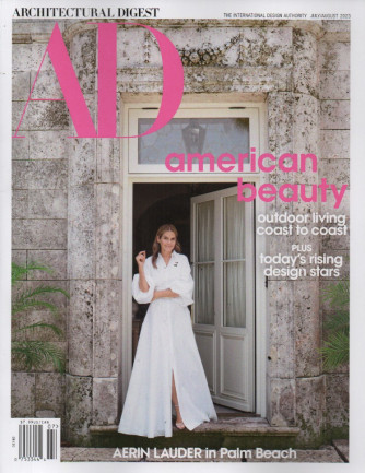 AD - Architectural Digest - july - august 2023 - in lingua inglese