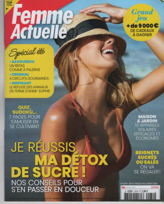 FEMME ACTUELLE - n. 2079  du 27 juillet au 2 aout 2024 - in lingua francese