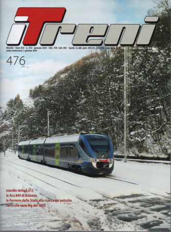 I treni - n. 476 - mensile -gennaio 2024