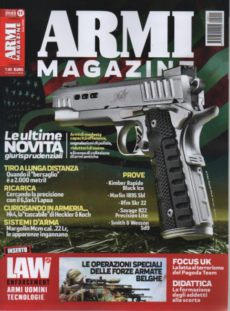 Armi magazine - n. 11  - novembre 2022 - mensile