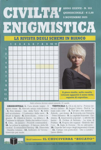 Civiltà Enigmistica - Uscita n.551 - 4 Novembre 2025 - Quindicinale