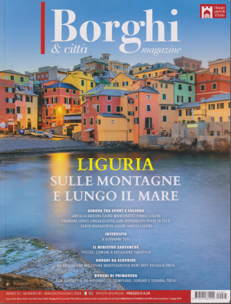 Borghi & città magazine - n. 87 -maggio - giugno  2024-mensile -  italiano - inglese - rivista  bilingue