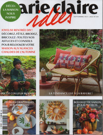 Marie Claire Idees - n.158 - septembre  2023 - in lingua francese