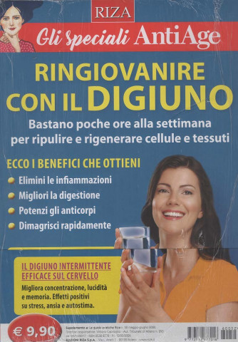 Riza: Gli Speciali di AntiAge - Ringiovanire con il digiuno - 9 Maggio 2026 - Bimestrale