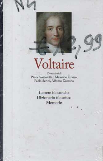 Grandi filosofi - Voltaire - Lettere filosofiche - Dizionario filosofico - Memorie - n. 3 - settimanale - 3/6/2023 - copertina rigida