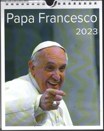 Calendario 2023 da parete e da tavolo - Papa Francesco  - cm 16,5x21 c/spirale