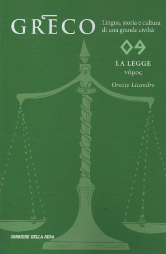 Greco - n. 9 -La legge - Orazio Licandro -  settimanale