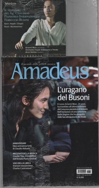 Amadeus - n.389 - gennaio 2024 - mensile - c/CD... VINCETORE CONCORSO FERRUCCIO BUSONI
