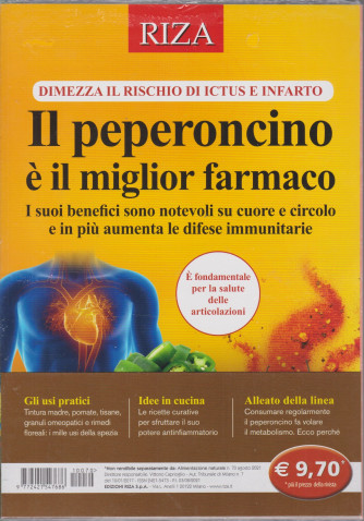Alimentazione naturale -Il peperoncino è il miglior farmaco  - n. 70 -agosto  2021