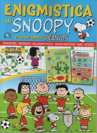 Enigmistica di Snoopy e i suoi amici Peanuts - n. 71 trimestrale - maggio - luglio 2023
