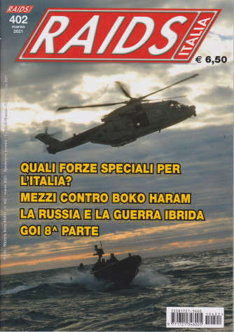 Raids - Italia - n. 402 - marzo 2021 - mensile