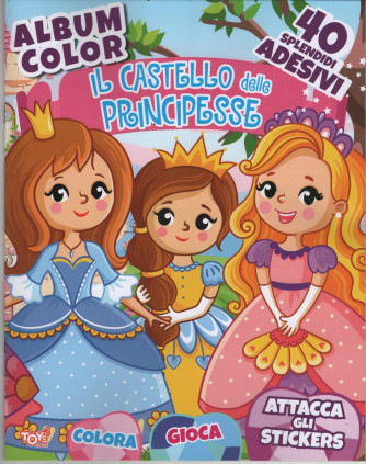 Toys2 Giochi e Colori -Album color -  il castello delle principesse - n. 59 - bimestrale -27 febbraio  2024