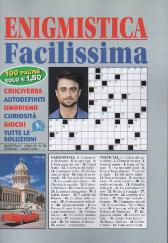 Enigmistica facilissima - n. 39 - bimestrale - febbraio - marzo 2023 - 100 pagine