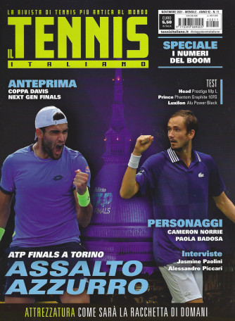 Il tennis italiano - n. 11 -novembre  2021 - mensile
