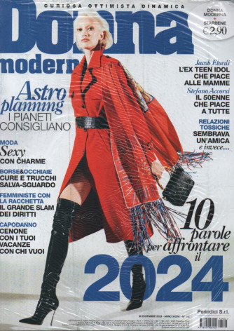 Donna moderna  - n. 2 - settimanale - 30 dicembre     2023 + Starbene - 2 riviste