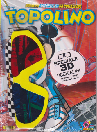 Topolino - n. 3588- settimanale -28 agosto  2024 + speciale 3D occhialini inclusi!