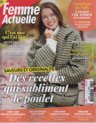 Femme Actuelle - n.2044 - du 27  novembre au 3 decembre  2023 - in lingua francese