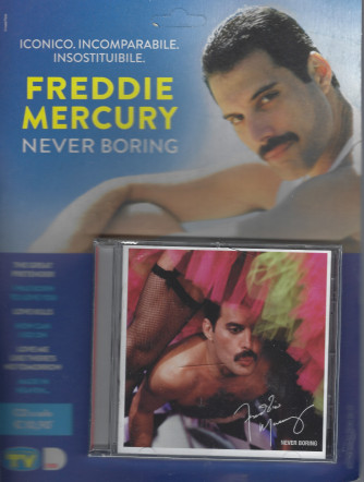 Cd Sorrisi collezione 2 -Freddie Mercury - Never Boring - n. 37 - settimanale - dicembre 2021