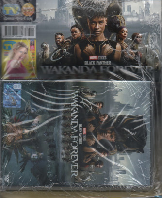 Sorrisi e Canzoni tv + il dvd Black Panther- Wakanda Forever- rivista + dvd