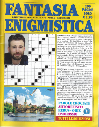 Fantasia Enigmistica - n. 176 - bimestrale -aprile - maggio  2022 - 100 pagine