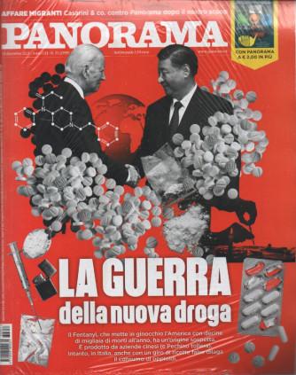 Panorama - n.51 - 13 dicembre      2023 - settimanale + il libro Le fonti rinnovabili di Marco Morello - rivista + libro