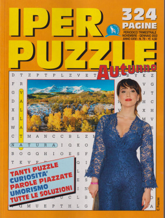 Iper Puzzle autunno  - n. 79 - trimestrale - novembre - gennaio   2022 - 324 pagine