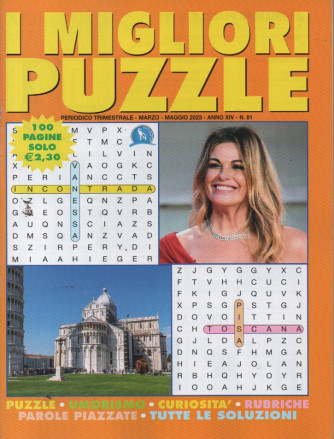 I migliori puzzle - n. 81 - trimestrale - marzo - maggio 2023 - 100 pagine