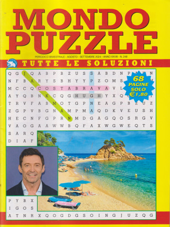 Mondo puzzle - n. 248 - bimestrale -agosto - settembre     2024 - 68 pagine