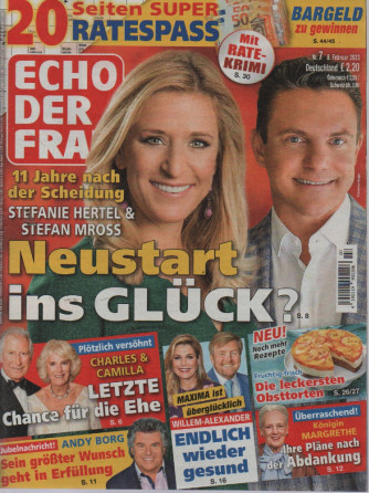 Echo der  frau - n. 7 - 8 februar 2023 - in lingua tedesca