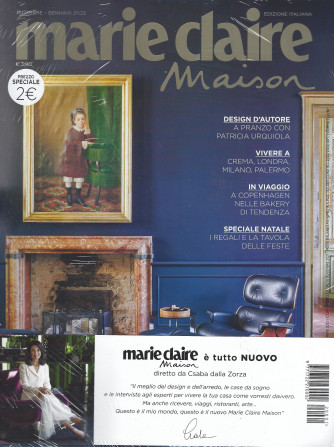 Marie Claire Maison - n. 1 - mensile -dicembre - gennaio   2022- edizione italiana