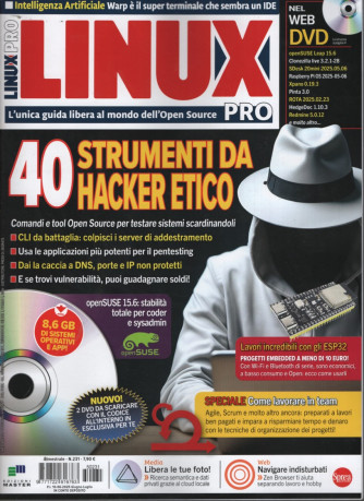 Linux Pro - Uscita n.231 - 11 Giugno  2025 - Bimestrale