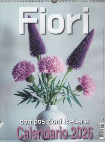 Calendario Fiori 2026 (30x40 cm con spirale)