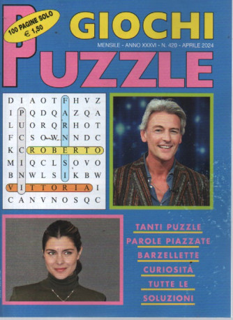 Giochi puzzle - n. 420 - mensile -aprile  2024 - 100 pagine