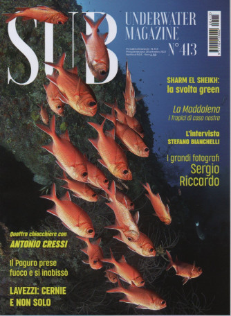 Sub underwater magazine - n. 413 - bimestrale -20 settembre  2022